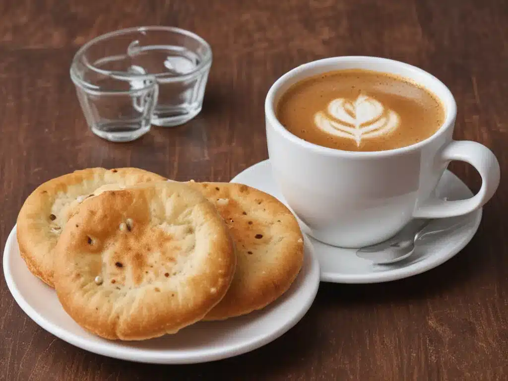 Sip on Coffee with Sweet Shotis Puri Bread
