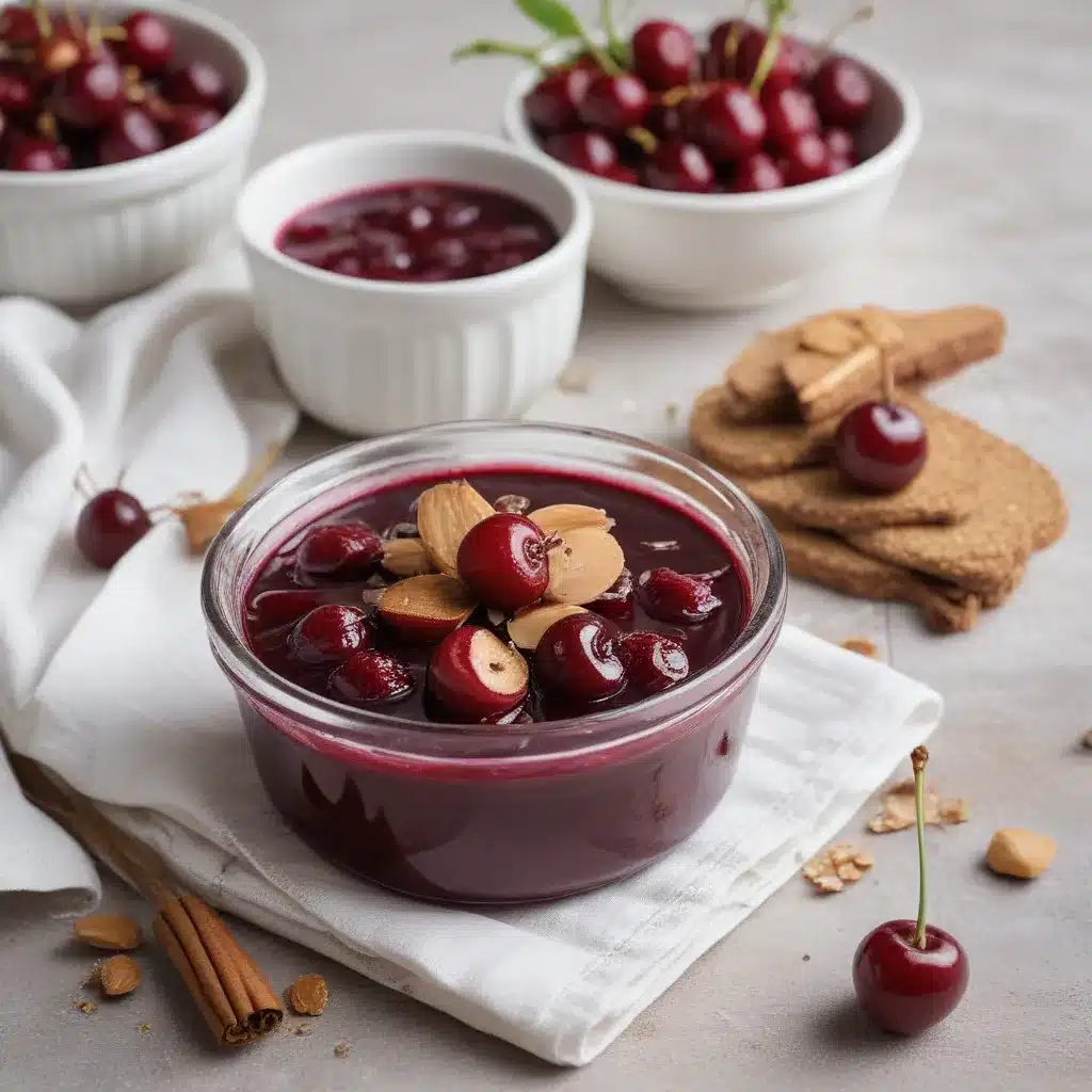 Cherry Compote with Almond and Cinnamon