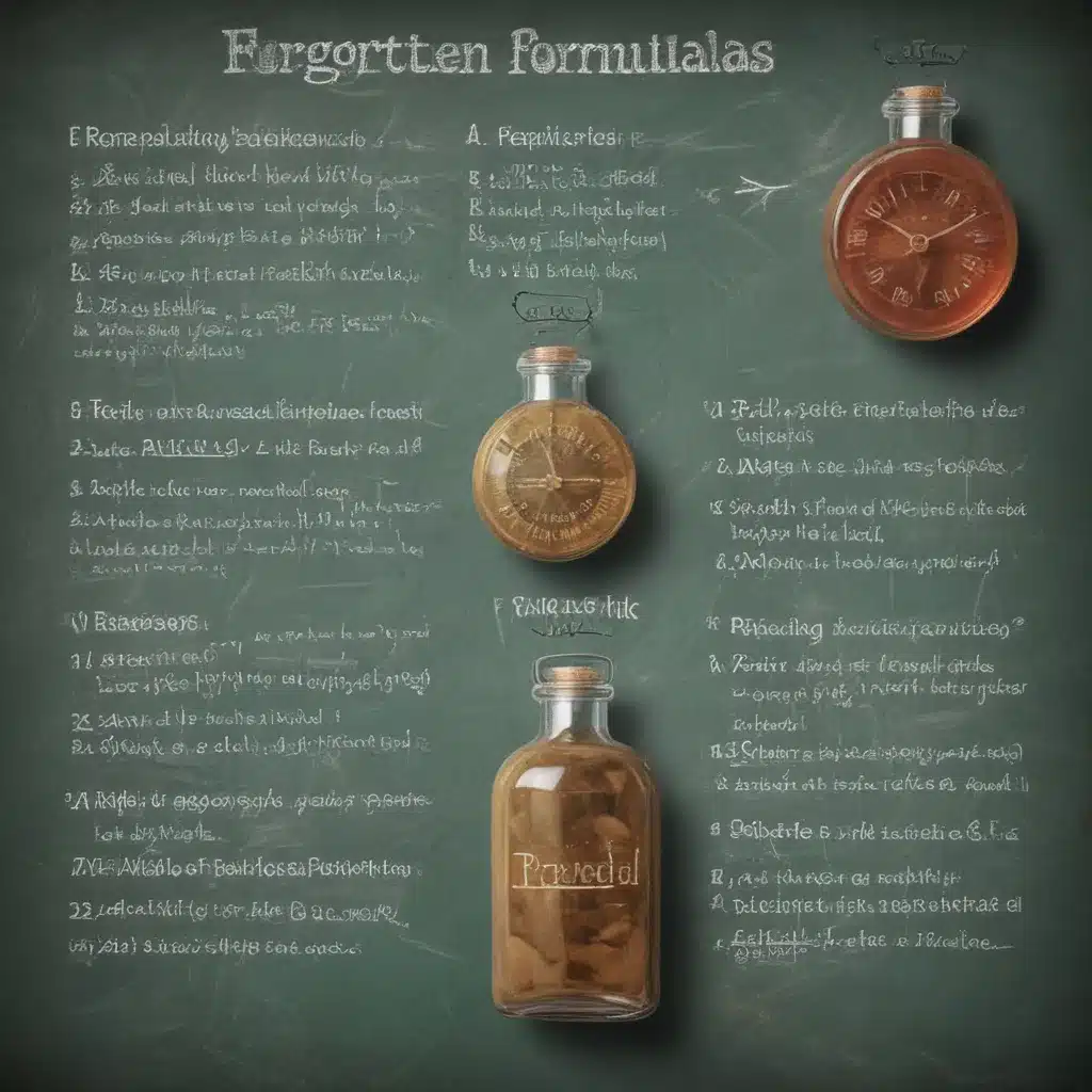 Forgotten Formulas Revived