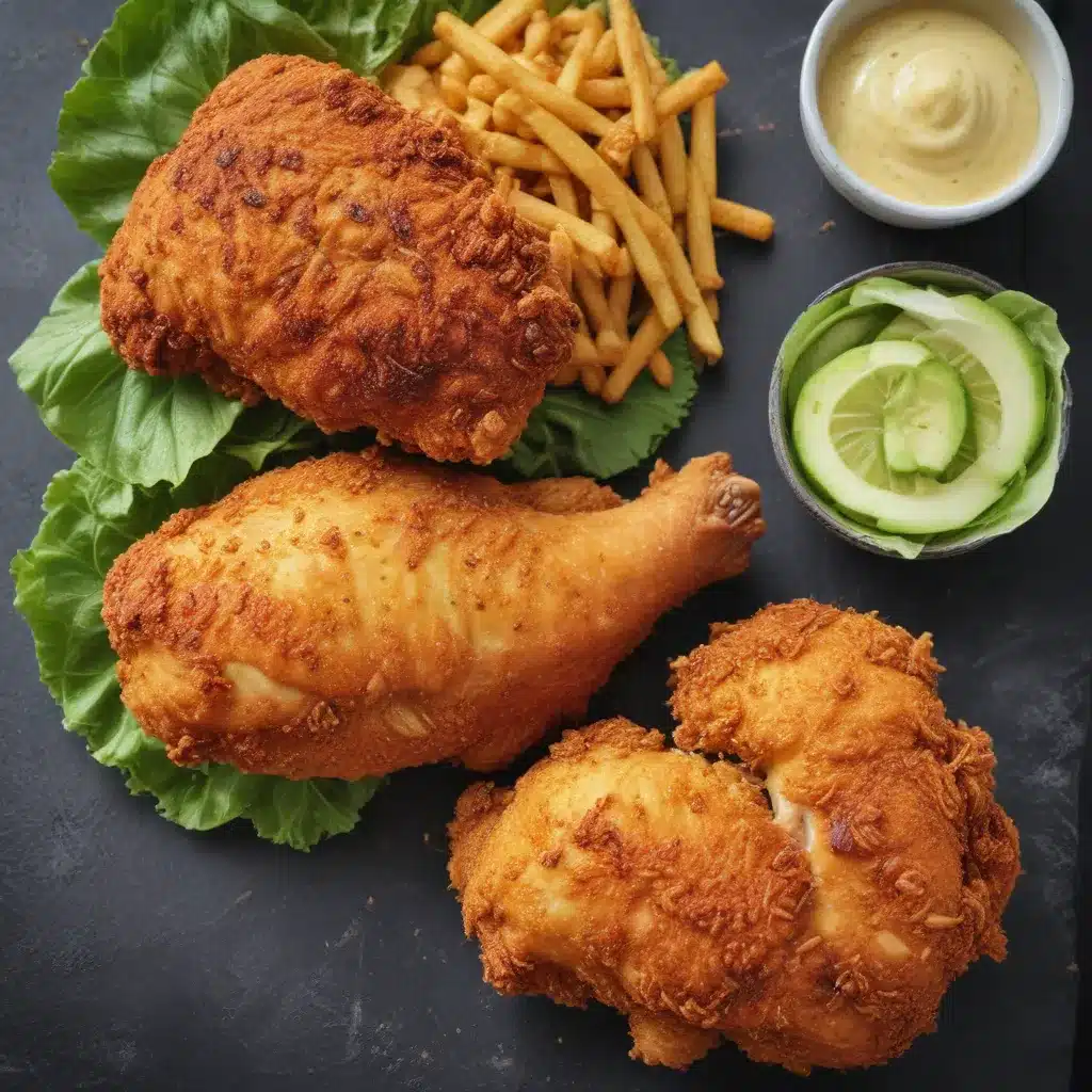 Golden Crispy Chicken Tabaka