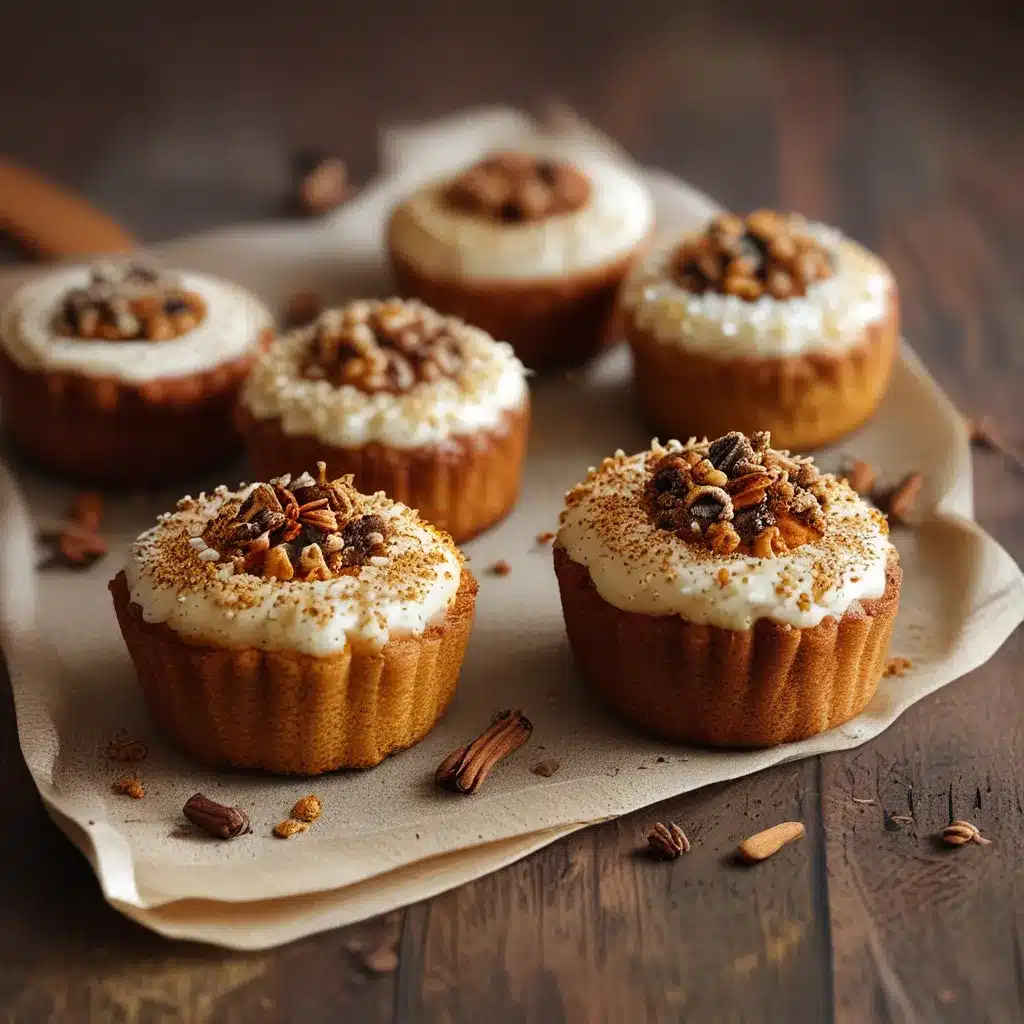 Honey Cakes with Warm Spices and Crunch