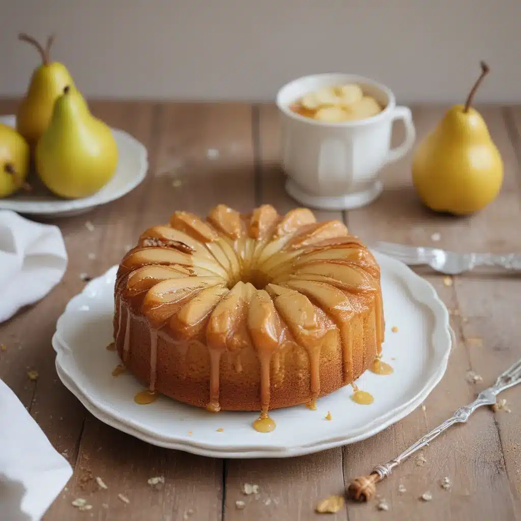 Pear and Honey Cake