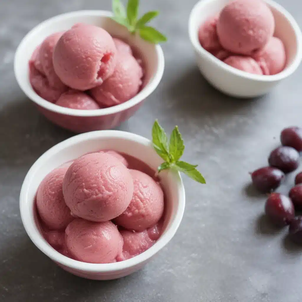 Simple Sour Plum Sorbet